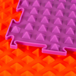 ORTOPEDICKÁ PODLOŽKA SMYSLOVÁ SKLÁDAČKA MASÁŽ MONTESSORI 8 dílků