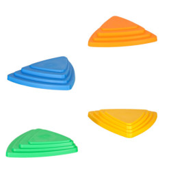 Senzorická dráha riečne kamene, 11 prvkov- farebné