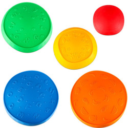 Senzorická cesta riečne kamene pre rovnováhu- 5ks