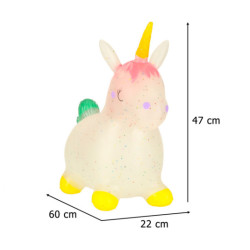 Dětský skákací koník - Jednorožec