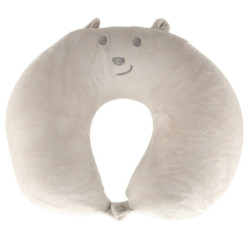 Cestovní polštářek 2v1 na krk do letadla, auta, maskot Medvídek