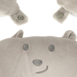 Cestovní polštářek 2v1 na krk do letadla, auta, maskot Medvídek