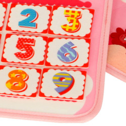 Senzorická manipulační deska montessori batoh, růžová