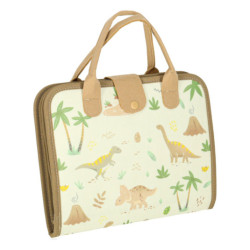 Smyslová manipulační deska montessori dinosaurus case