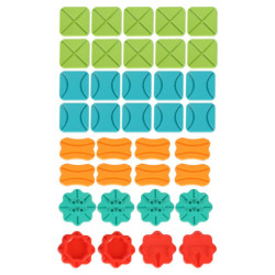 Puzzle desková hra bludiště překážková dráha 56 el.