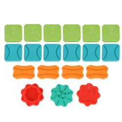 Puzzle desková hra bludiště překážková dráha 28 el.