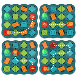 Puzzle desková hra bludiště překážková dráha 28 el.