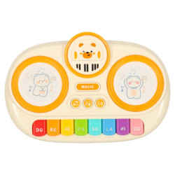 Dětské interaktivní varhany piano vzdělávací, béžové