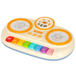 Dětské interaktivní varhany piano vzdělávací, béžové
