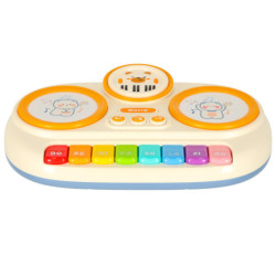 Dětské interaktivní varhany piano vzdělávací, béžové