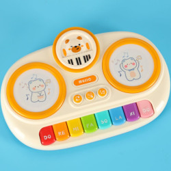 Dětské interaktivní varhany piano vzdělávací, béžové