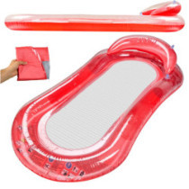 BESTWAY 43103 nafukovací matrace do bazénu se síťkou červená