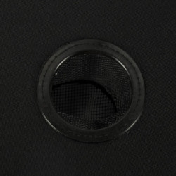 Cestovní skládací stolek s kryte, černý