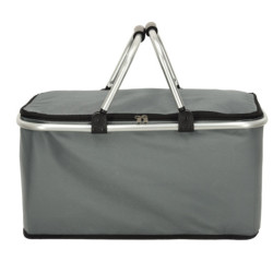 Tepelný skládací piknikový koš šedý