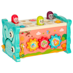 Senzorická hračka pro miminka 8v1 Bibi-inn, modrá