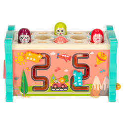 Senzorická hračka pro miminka 8v1 Bibi-inn, modrá