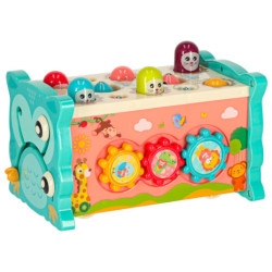 Senzorická hračka pro miminka 8v1 Bibi-inn, modrá