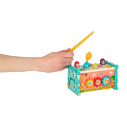 Senzorická hračka pro miminka 8v1 Bibi-inn, modrá