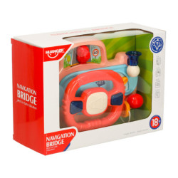 Dětský interaktivní volant, růžově