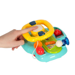 Dětský interaktivní volant, modrý