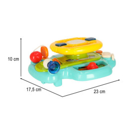 Dětský interaktivní volant, modrý