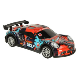 RC sportovní auto modré a červené