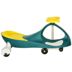 Gravitační horská dráha svítící LED kola, zelenožlutá