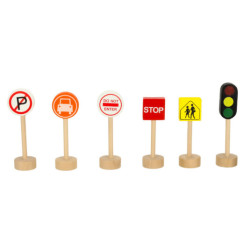 Dřevěná vlaková lokomotiva město 50 el