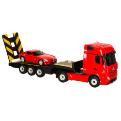 RC auto 1:26 Mercedes-Benz Actros, červený