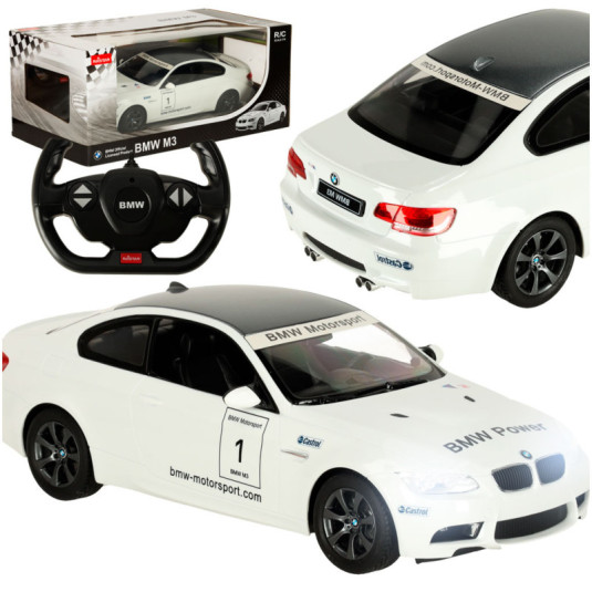 RC auto 1:14 BMW M3, bílé