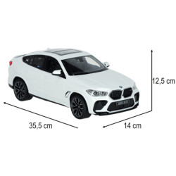RC auto 1:14 BMW X6 M, bílé