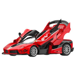 Stavebnice RC auta 1:18 Ferrari, červená