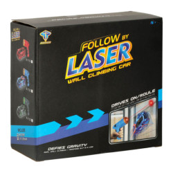 RC laserem řízené nástěnné modré laserové auto