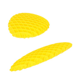 Smyslová antistresová natahovací hračka Fidge Worm, žlutá