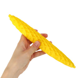 Smyslová antistresová natahovací hračka Fidge Worm, žlutá
