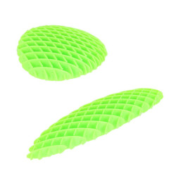 Smyslová antistresová protahovací hračka Fidge Worm, zelená