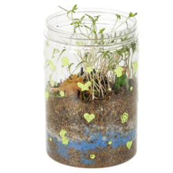 Dinosauří terárium s nočním LED osvětlením