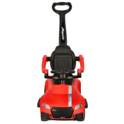 Kočárek 3 v 1 se zvukem, světly, červený