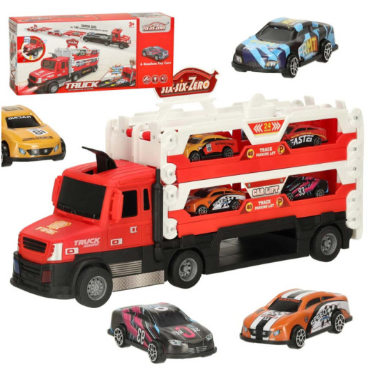 Skládací transportér XXL, červený