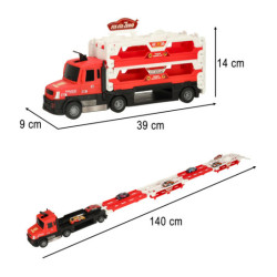 Skládací transportér XXL, červený