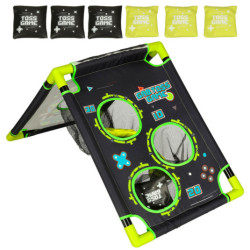 Řemeslná hra s házením pytlíků na cíl