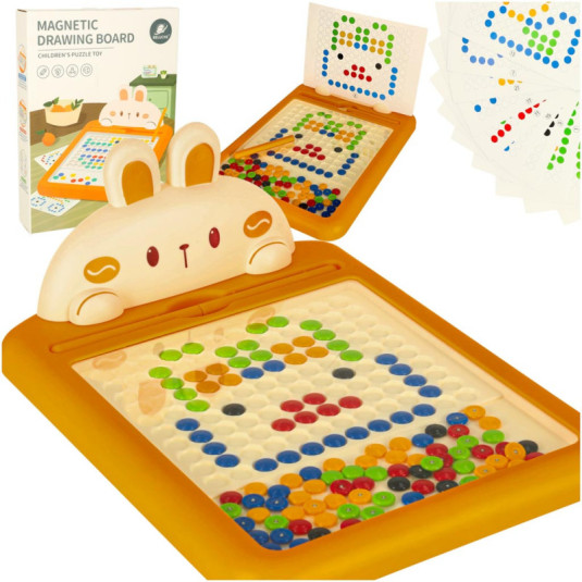 MAGNETICKÁ TABULE MOZAIKA, KRÁLÍK 32 X 23,5 CM