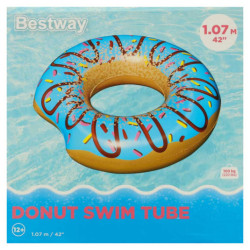 BESTWAY 36118 Plavecké kolo Donut blue 107 cm