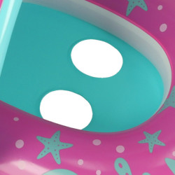 BESTWAY 34091 Nafukovací ponton se stříškou růžový