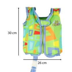 AQUASTAR Dětská plavecká vesta zelená