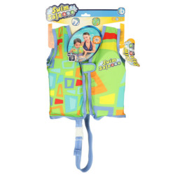 AQUASTAR Dětská plavecká vesta zelená