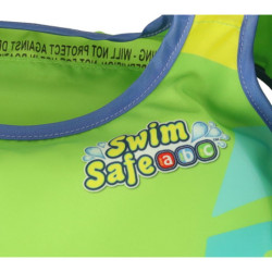 AQUASTAR Zelená plavecká vesta s rukávy