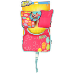 AQUASTAR Růžová plavecká vesta s rukávy