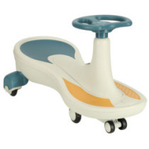 Gravitační horská dráha svítící LED kola s hrající hudbou 76cm modrá a bílá max. 120kg