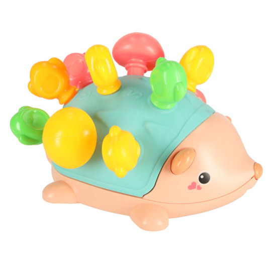 Smyslově vzdělávací montessori modrý ježek